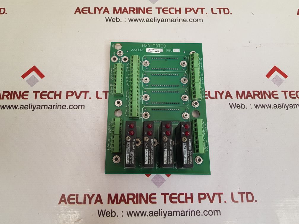 M/d totco 220837-001 pcb card Used