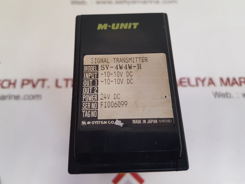 M-system sv-4w4w-r signal transmitter