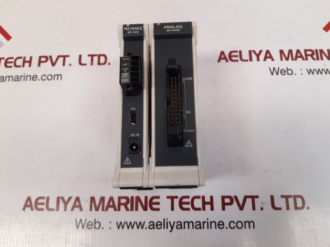 Keyence nr-500+nr-ha08 analog module