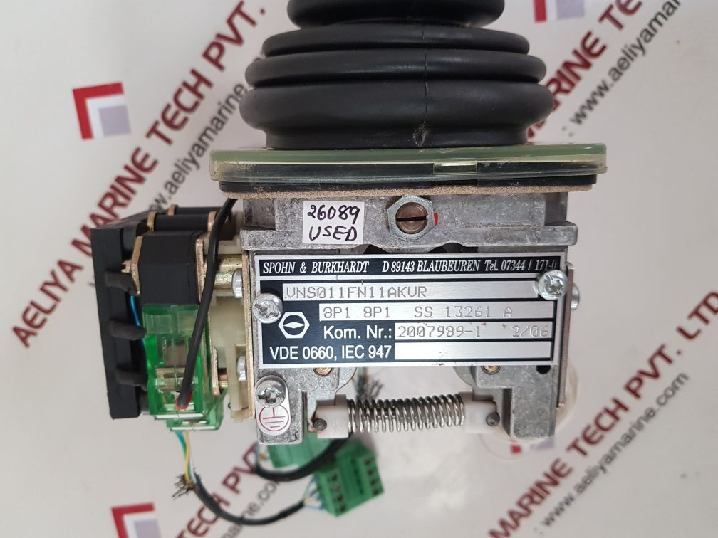 Spohn & burkhardt vns011fn11akvr joystick controller