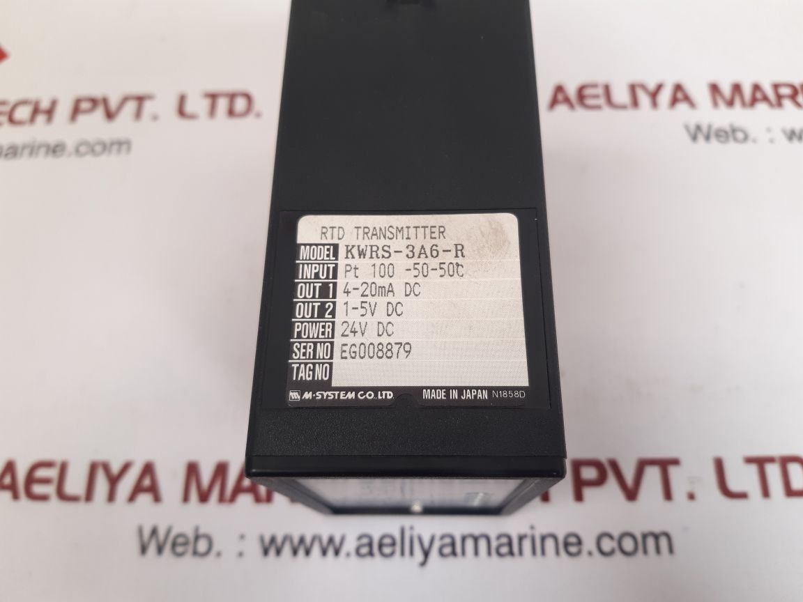 M-system kwrs-3a6-r k-unit signal transmitter