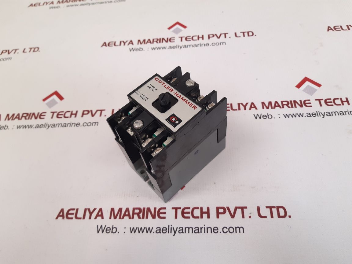 Cutler-hammer d23m-2 type m relay