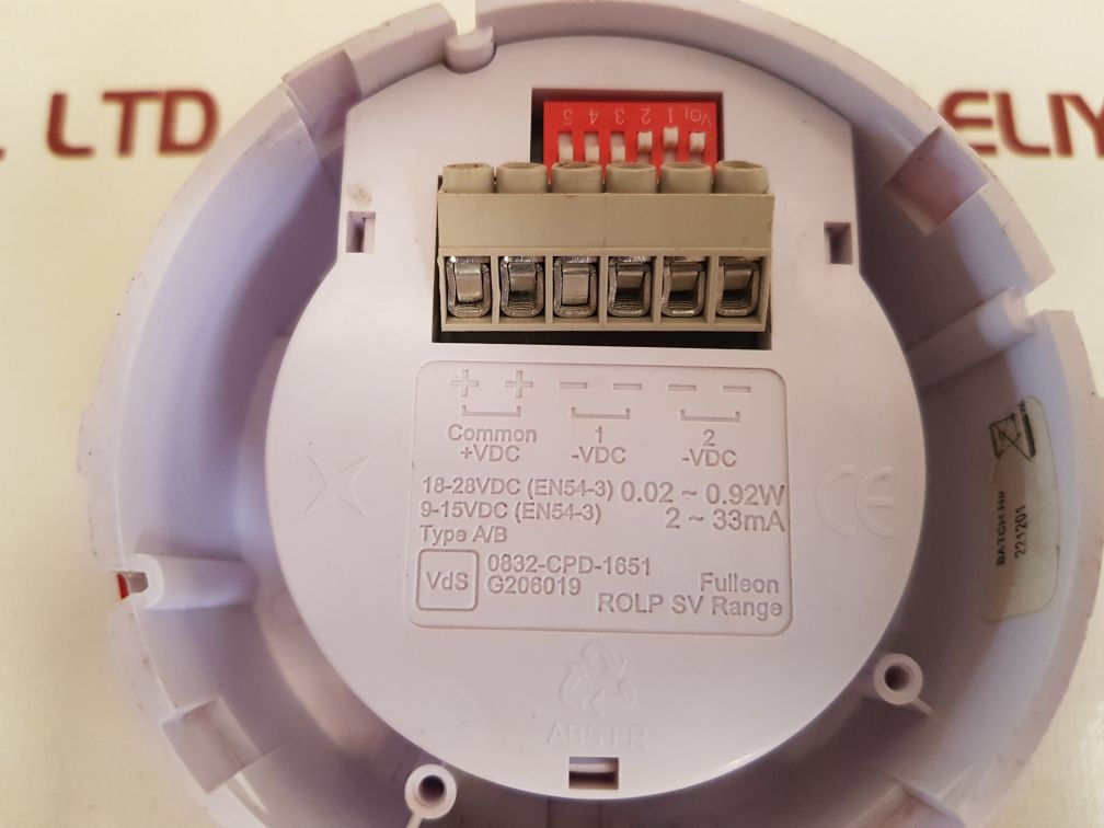 Fulleon 0832-cpd-1651 fire alarm sounder g206019