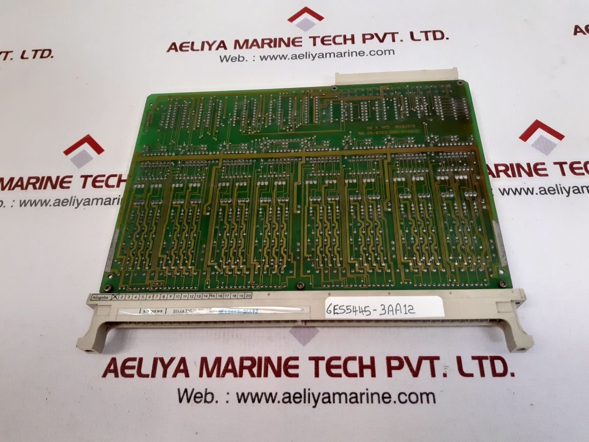 Siemens simatic 6es5445-3aa12 digital output module a92-c310-02-86