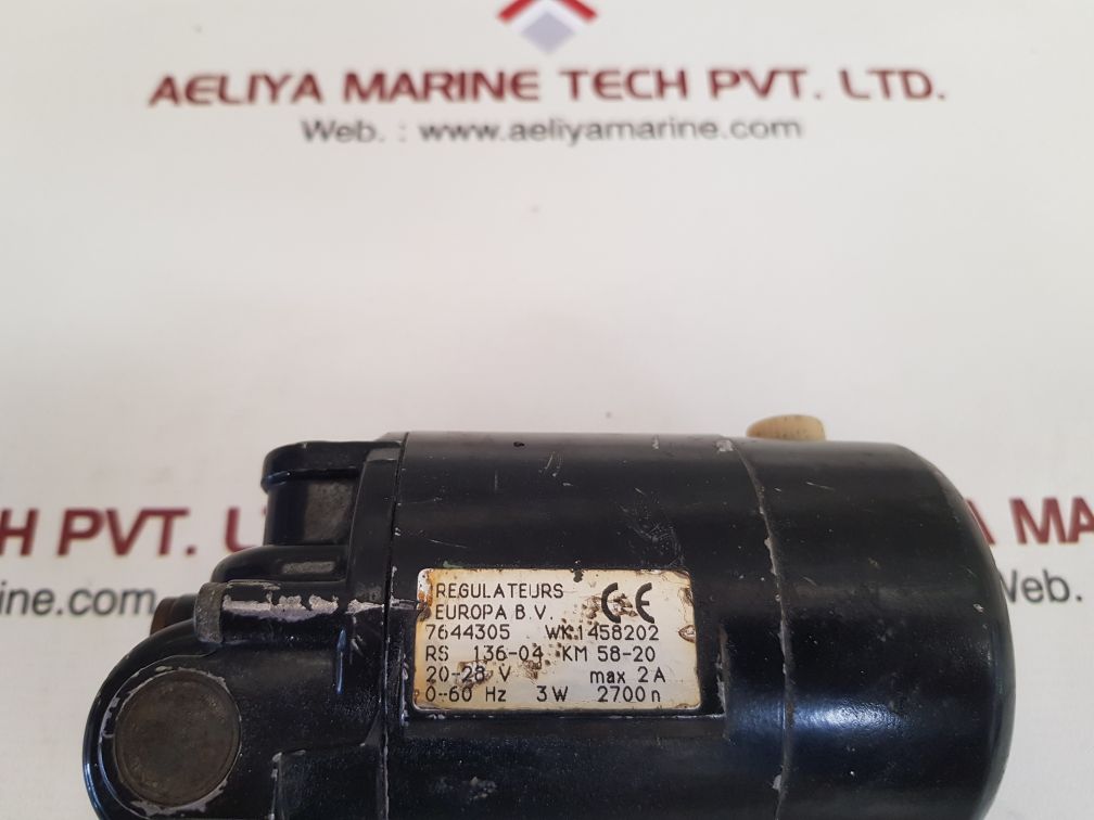 Regulateurs europa wk 1458202 governor motor