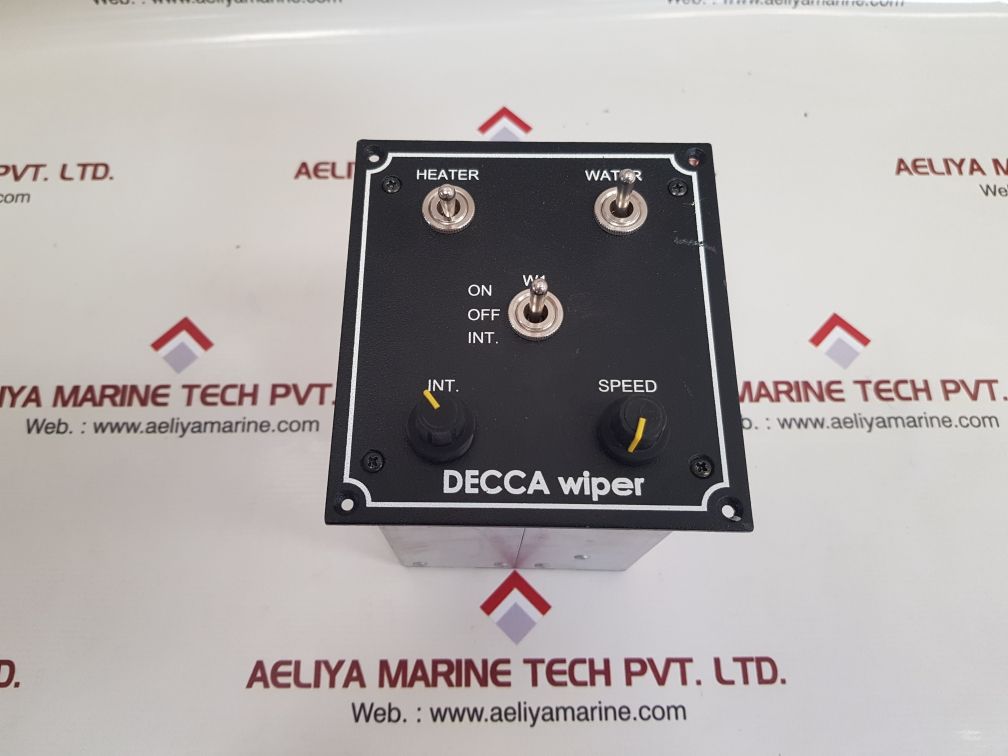 Decca wiper control panel