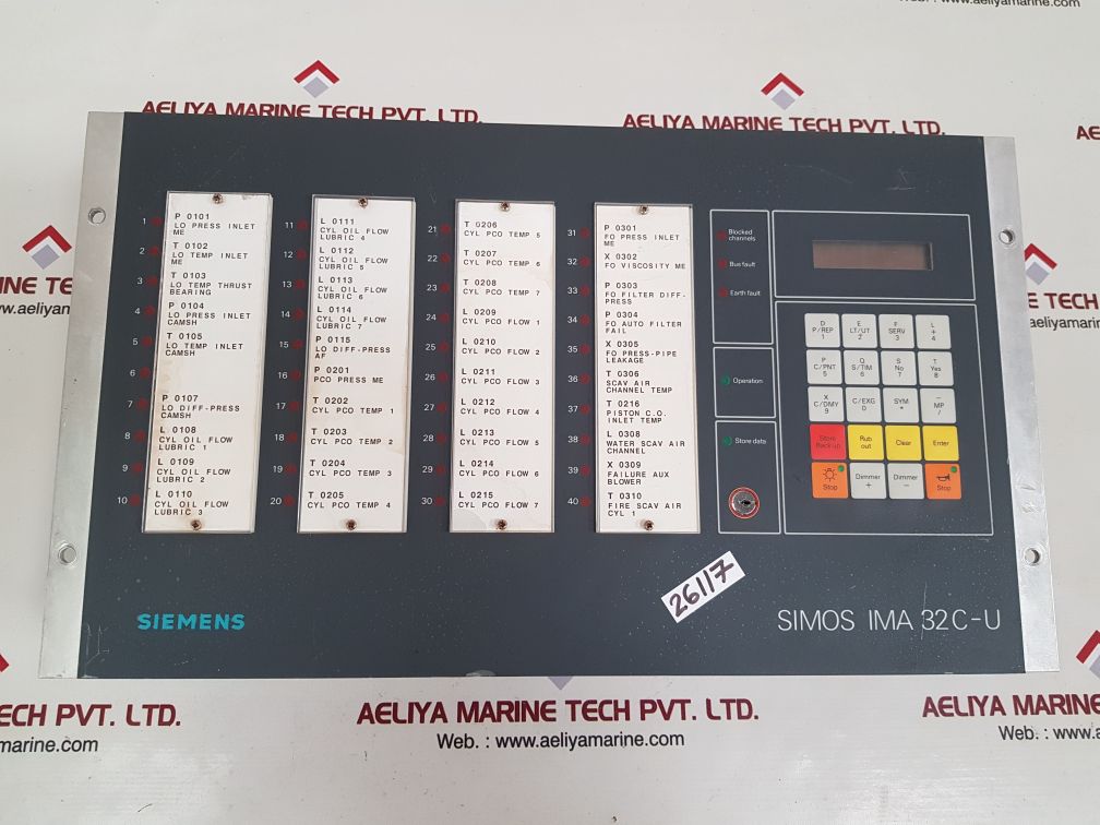 Siemens simos ima 32c-u control unit 6fs 3080-0ag00