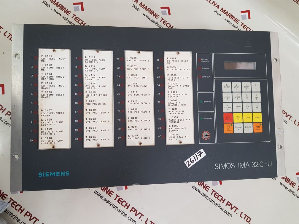 Siemens simos ima 32c-u control unit 6fs 3080-0ag00