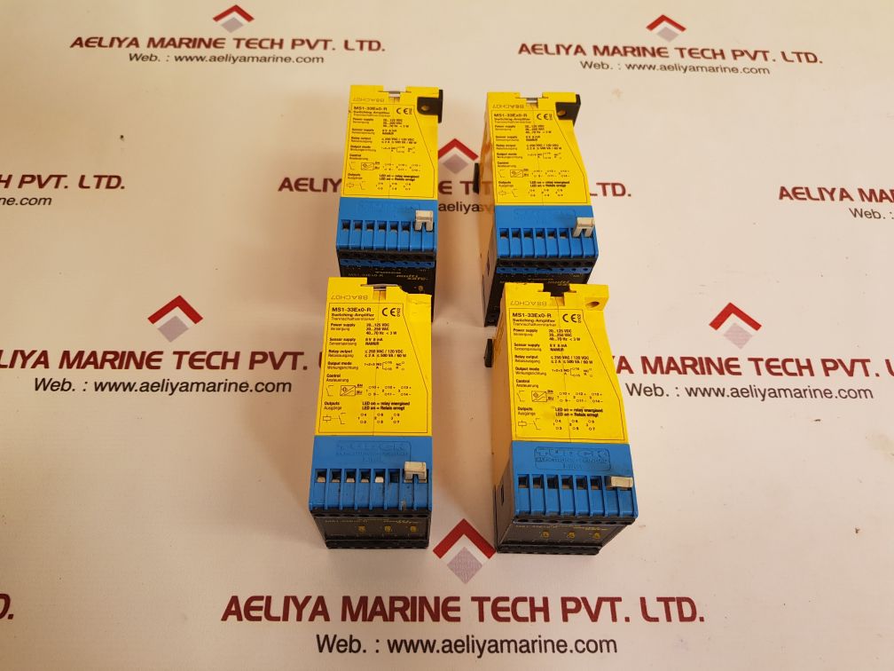 Turck elektronik ms1-33ex0-r multi safe switching amplifier