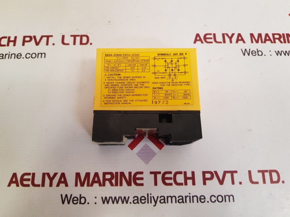 Idec izumi eb3a-21303-ek168 zener barrier