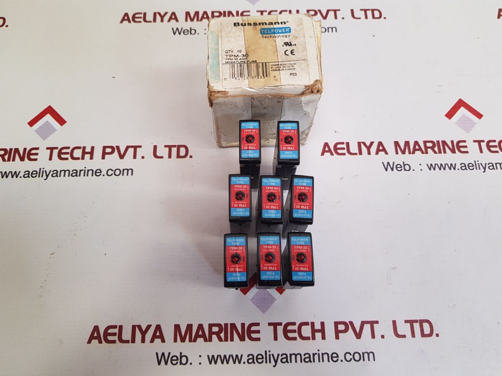 Cooper bussmann tpm-30 telpower miniature fuse New