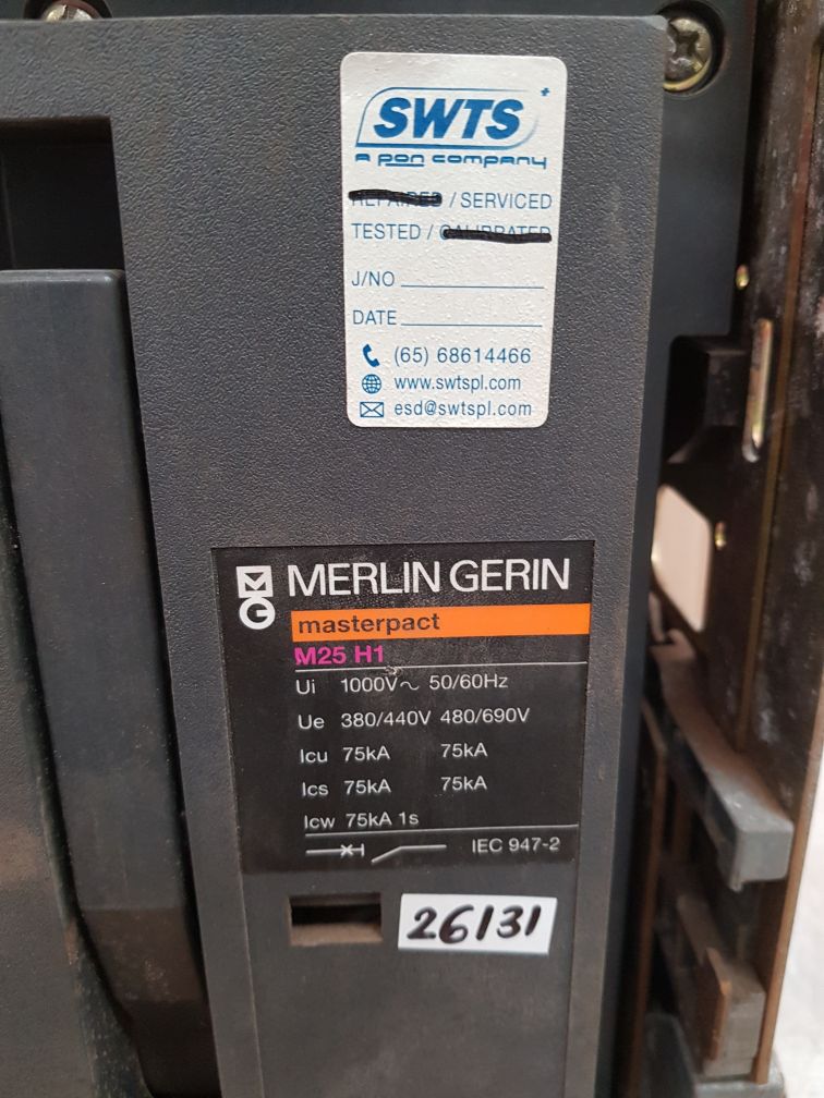 Merlin gerin m25 h1 circuit breaker str 28 d
