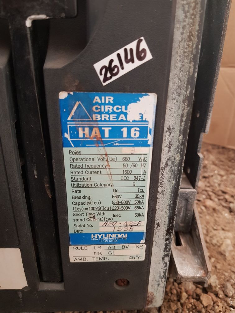 Hyundai hat 16 air circuit breaker