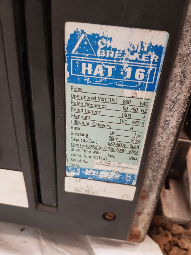 Hyundai hat 16 air circuit breaker Used