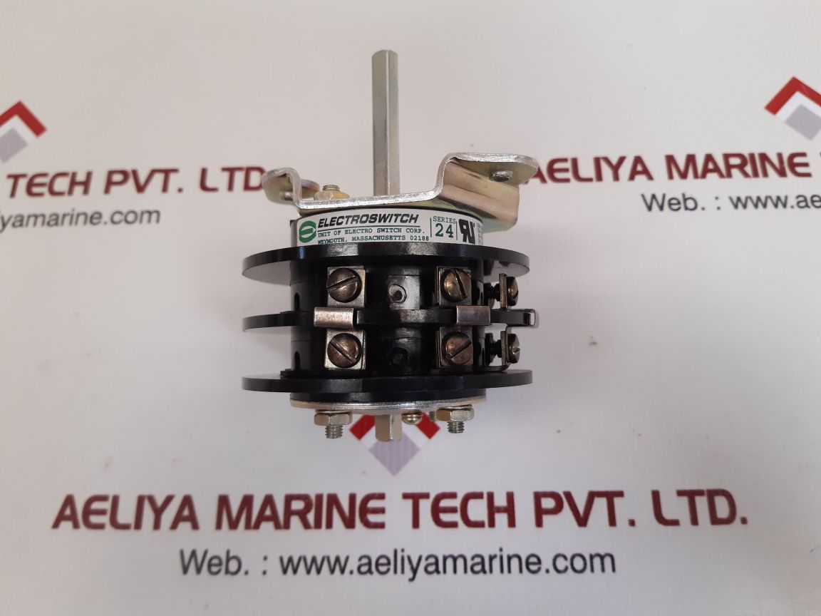 Electroswitch 2409c ammeter 3 position rotary switch