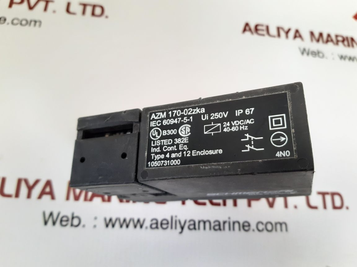 Schmersal azm 170-02zka solenoid interlock
