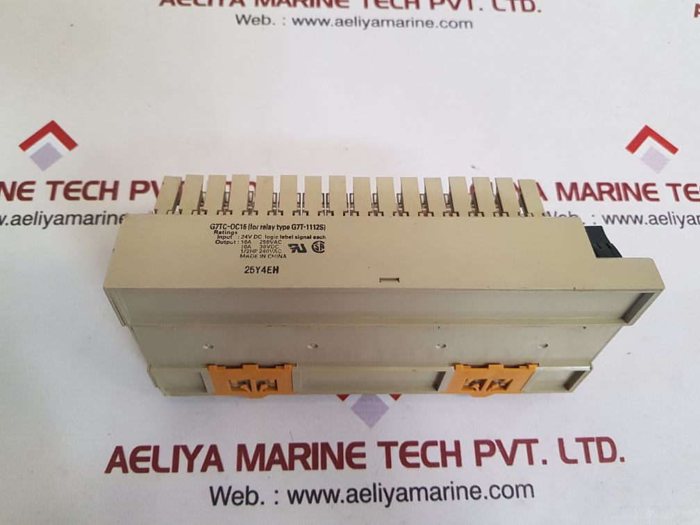Omron g7tc-oc16 relay with g7t-1112s base