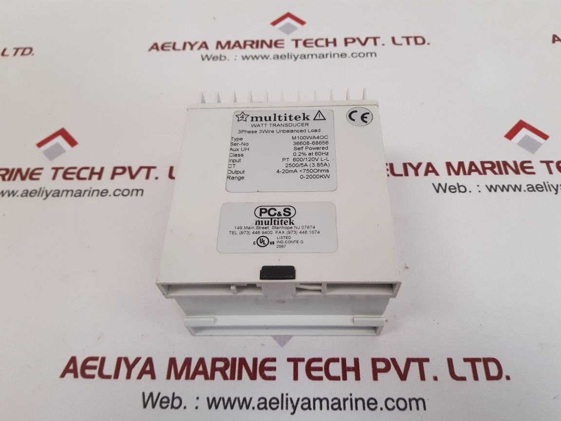 Multitek m100wa4oc watt transducer