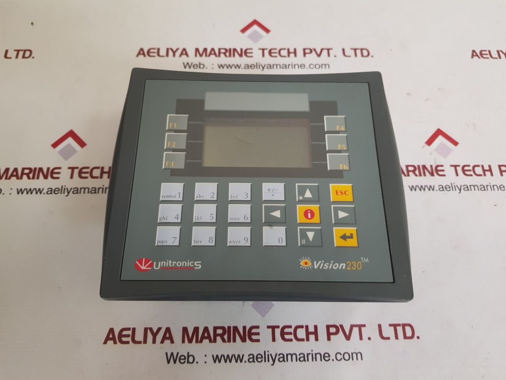 Unitronics v230-13-b20b operator panel & programmable logic controller
