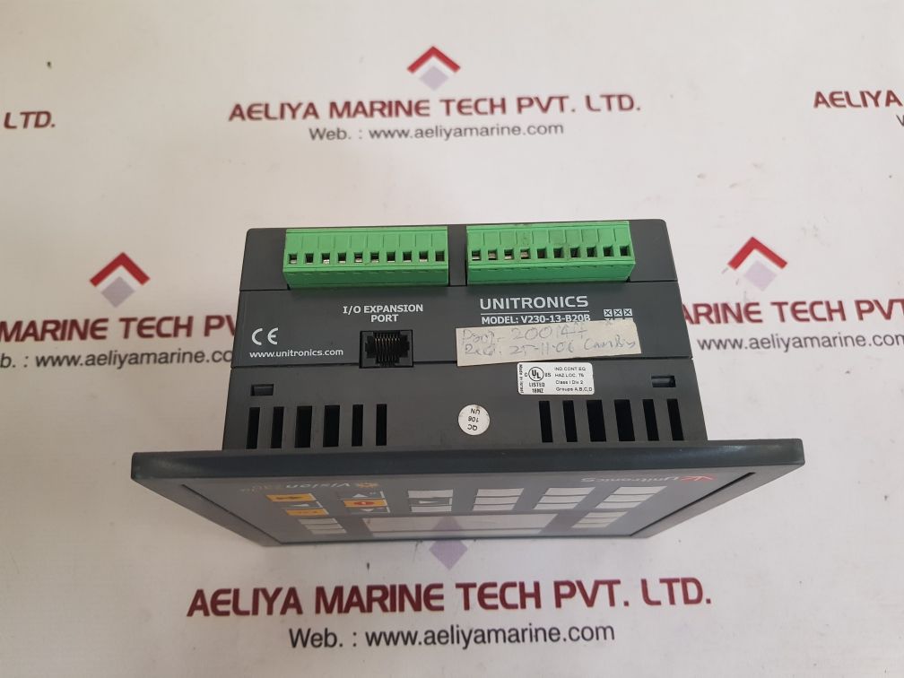 Unitronics v230-13-b20b operator panel & programmable logic controller