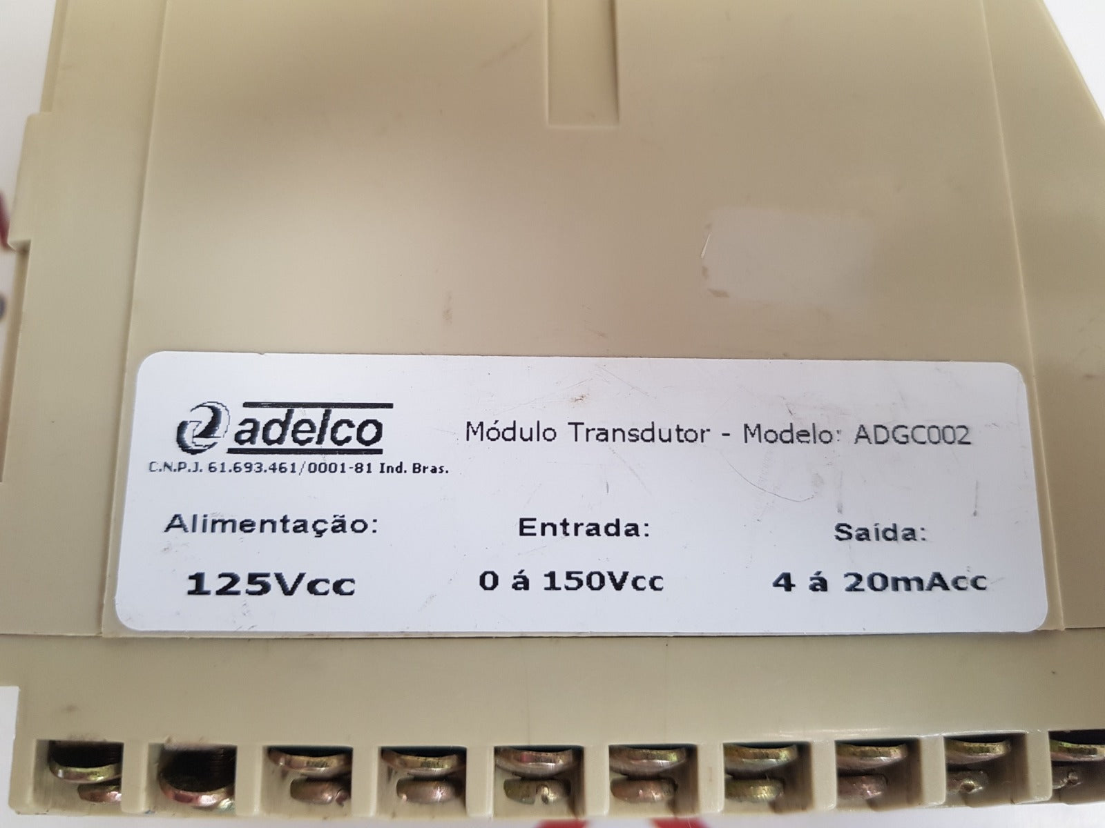 Adelco adgc002 transducer module