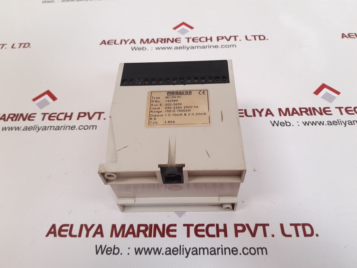 Megacon mc2w3c power transducer 2500/5a
