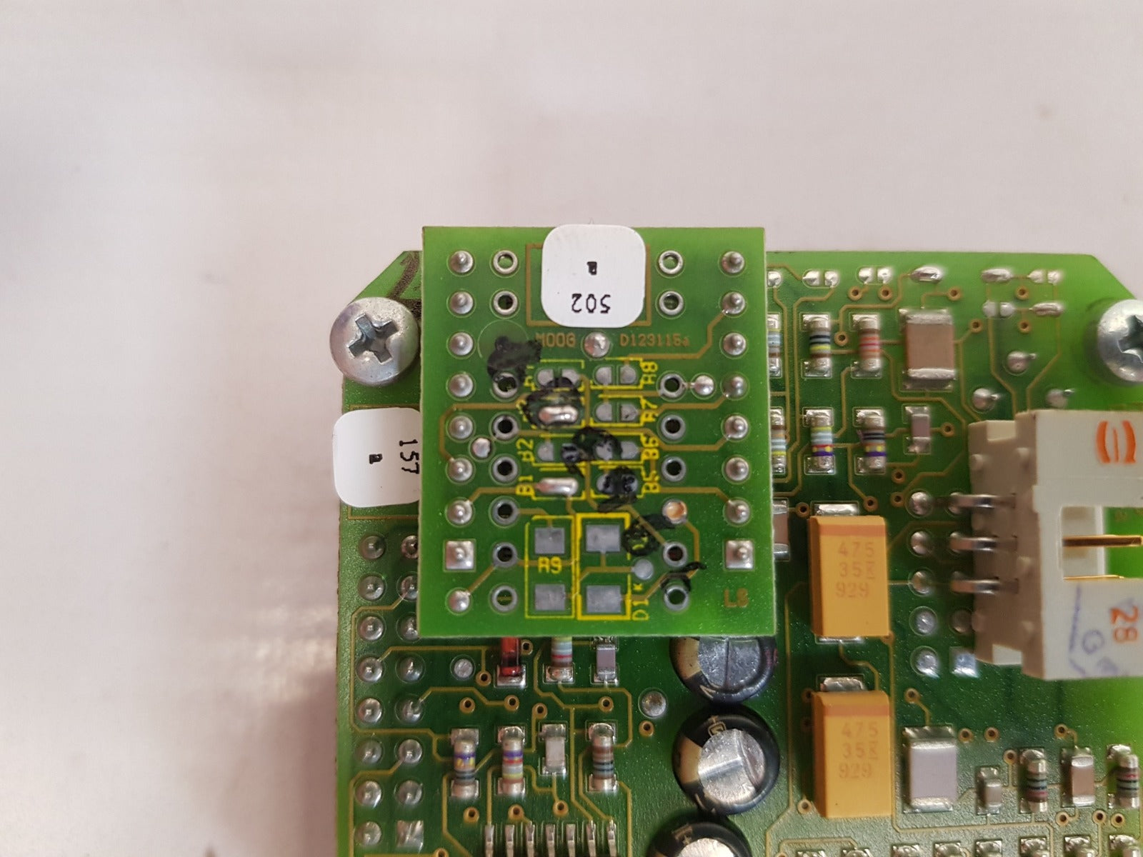 Moog d123-114a pcb card