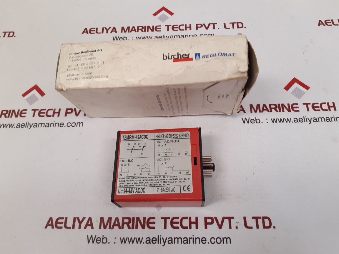 Bircher tzmp24-48acdc time delay relay