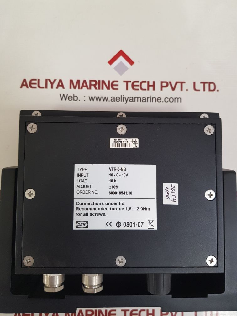 Deif vtr-5-nb rpm meter 150-0-150