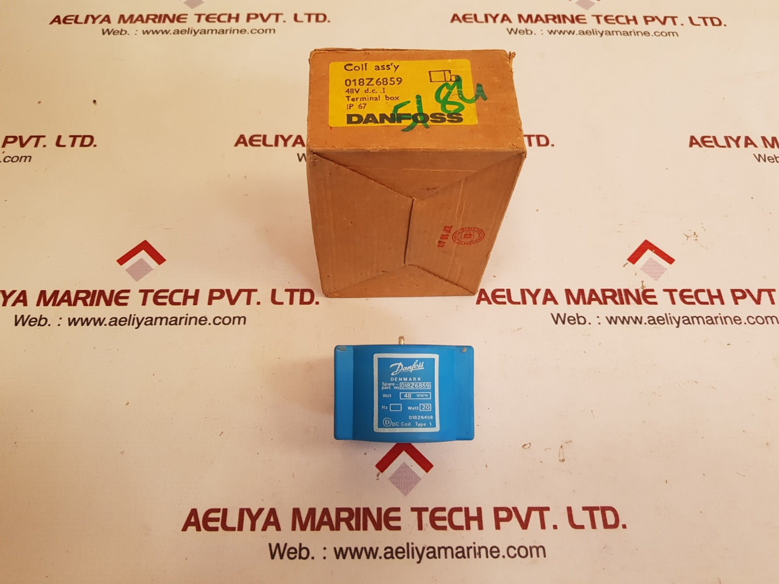 Danfoss 018z6859 solenoid valve coil Used