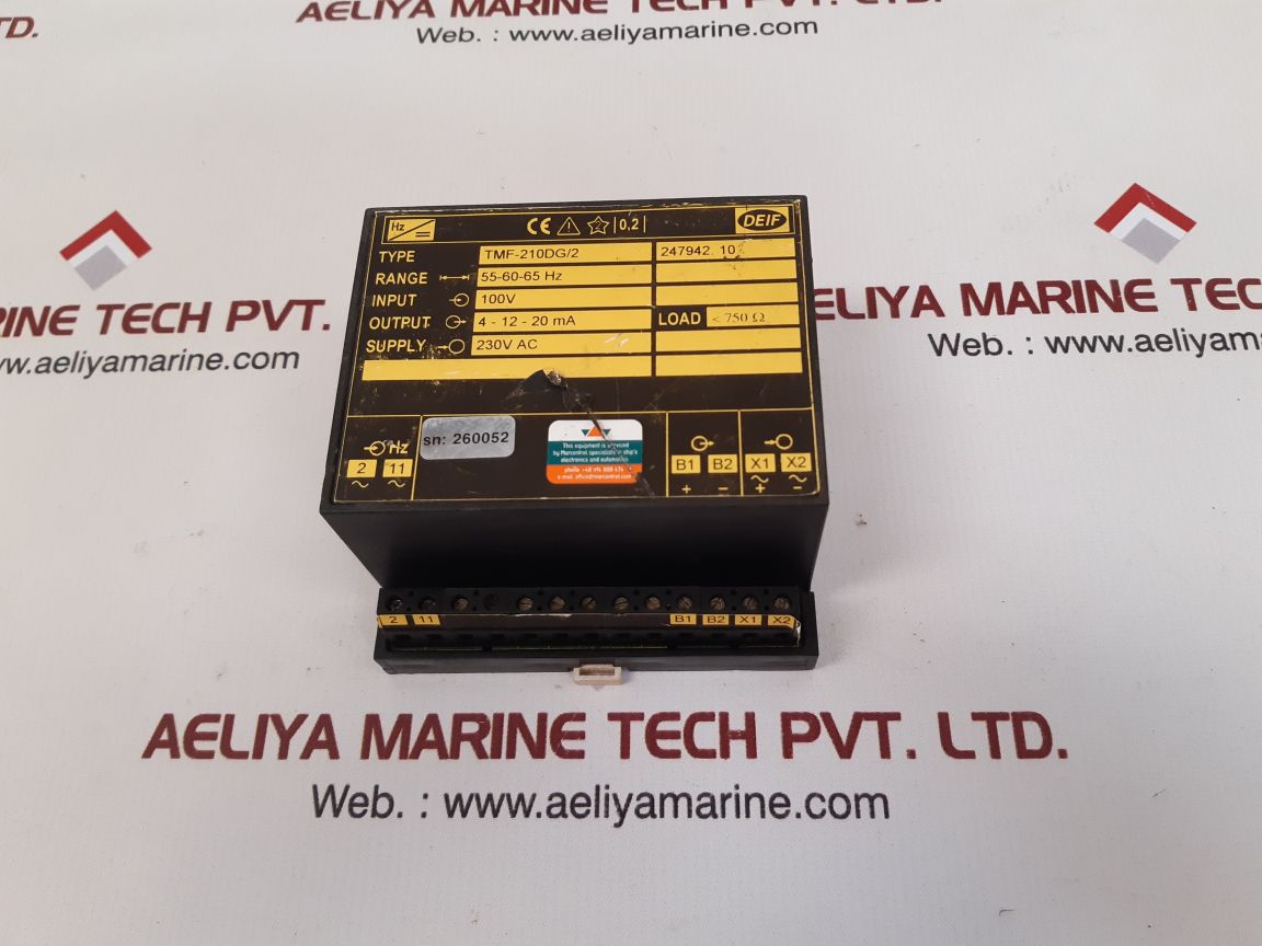 Deif tmf-210dg/2 frequency transucer 247942.10