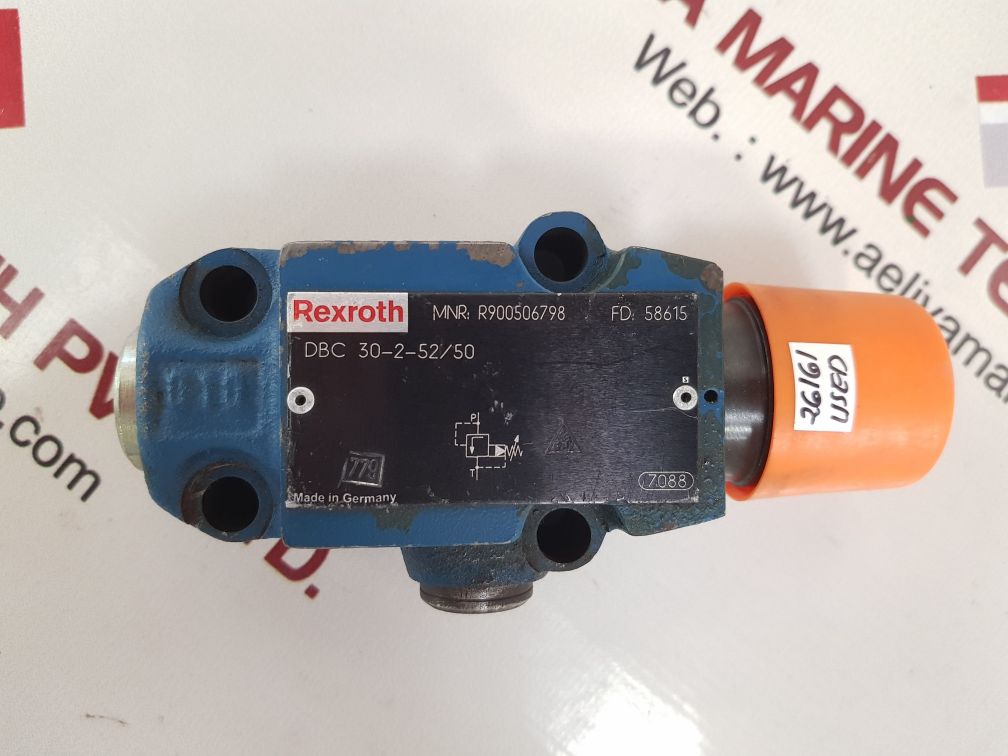 Rexroth dbc 30-2-52/50 pressure relief valve r900506798