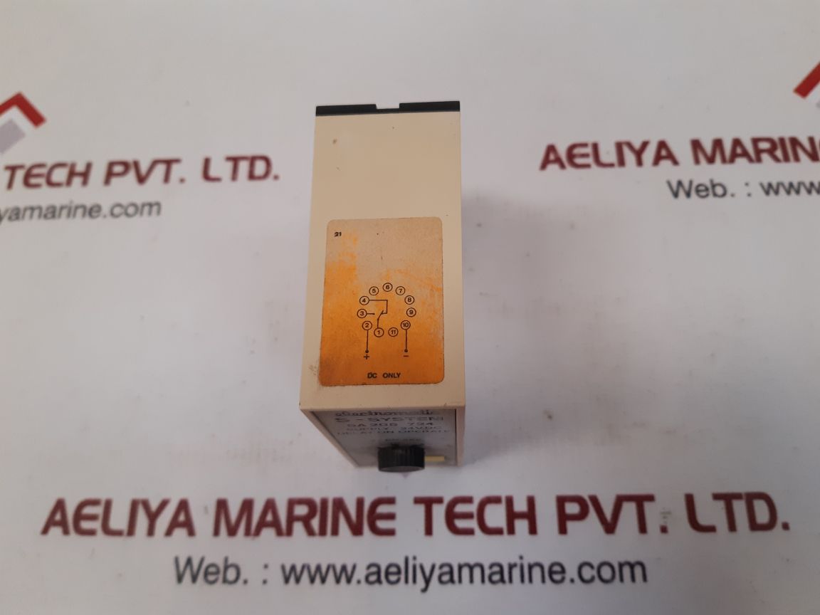Electromatic sa205 724 time delay relay 3-60 sec