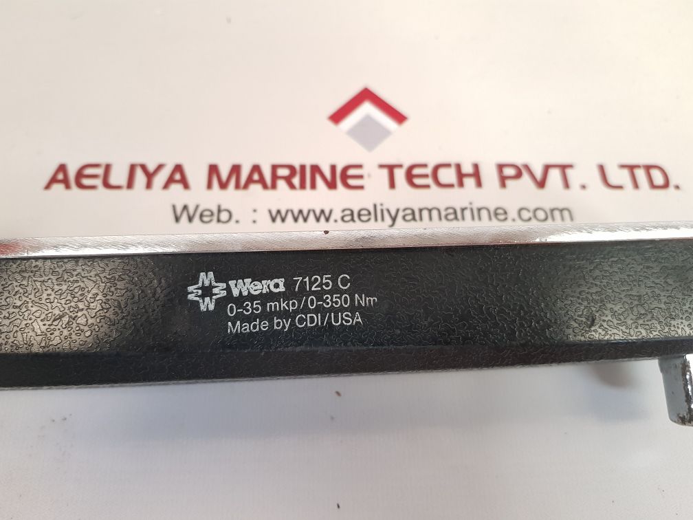 Wera 7125 c dial torque wrench 3726134 0-35 mkp
