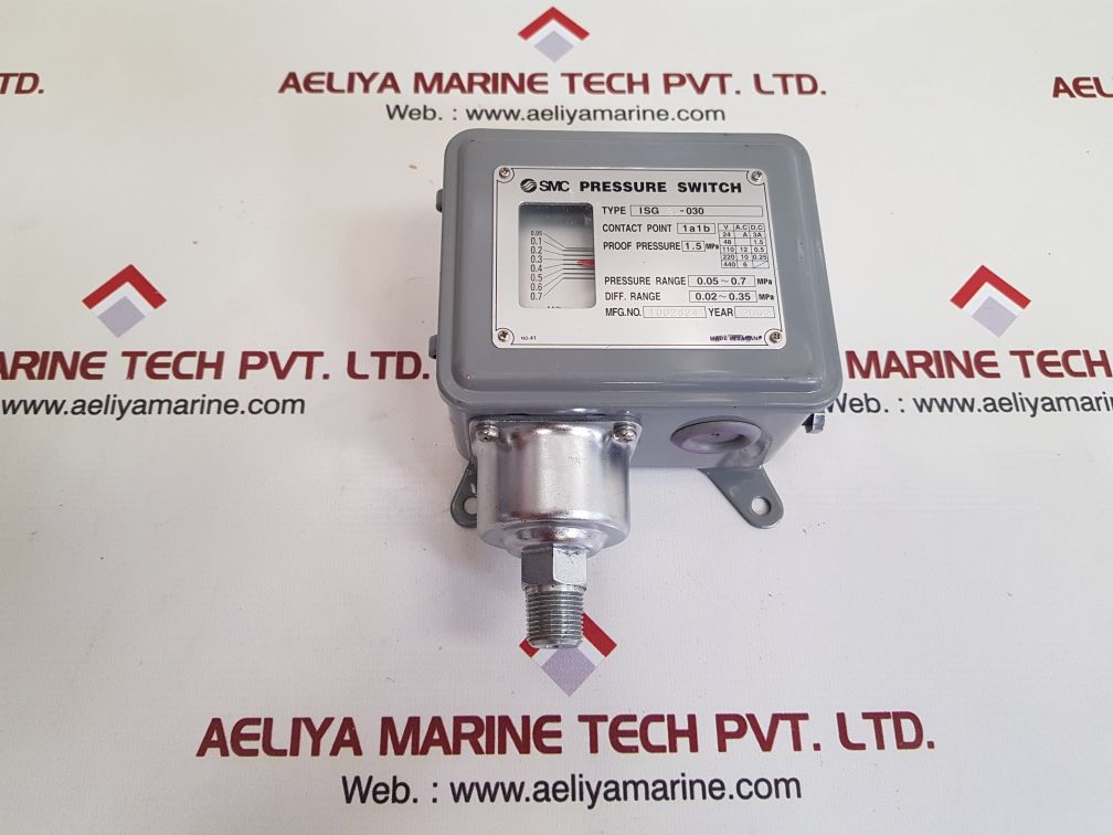Smc isg120-030 pressure switch