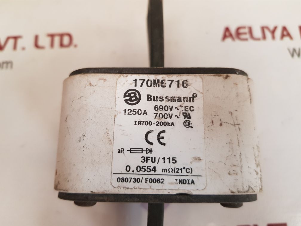Bussmann 170m6716 fuse ir700-200ka