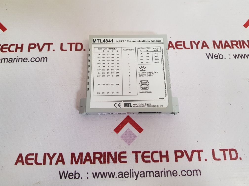 Measurement technology mtl4841 communications module -20'c ta +60'c new
