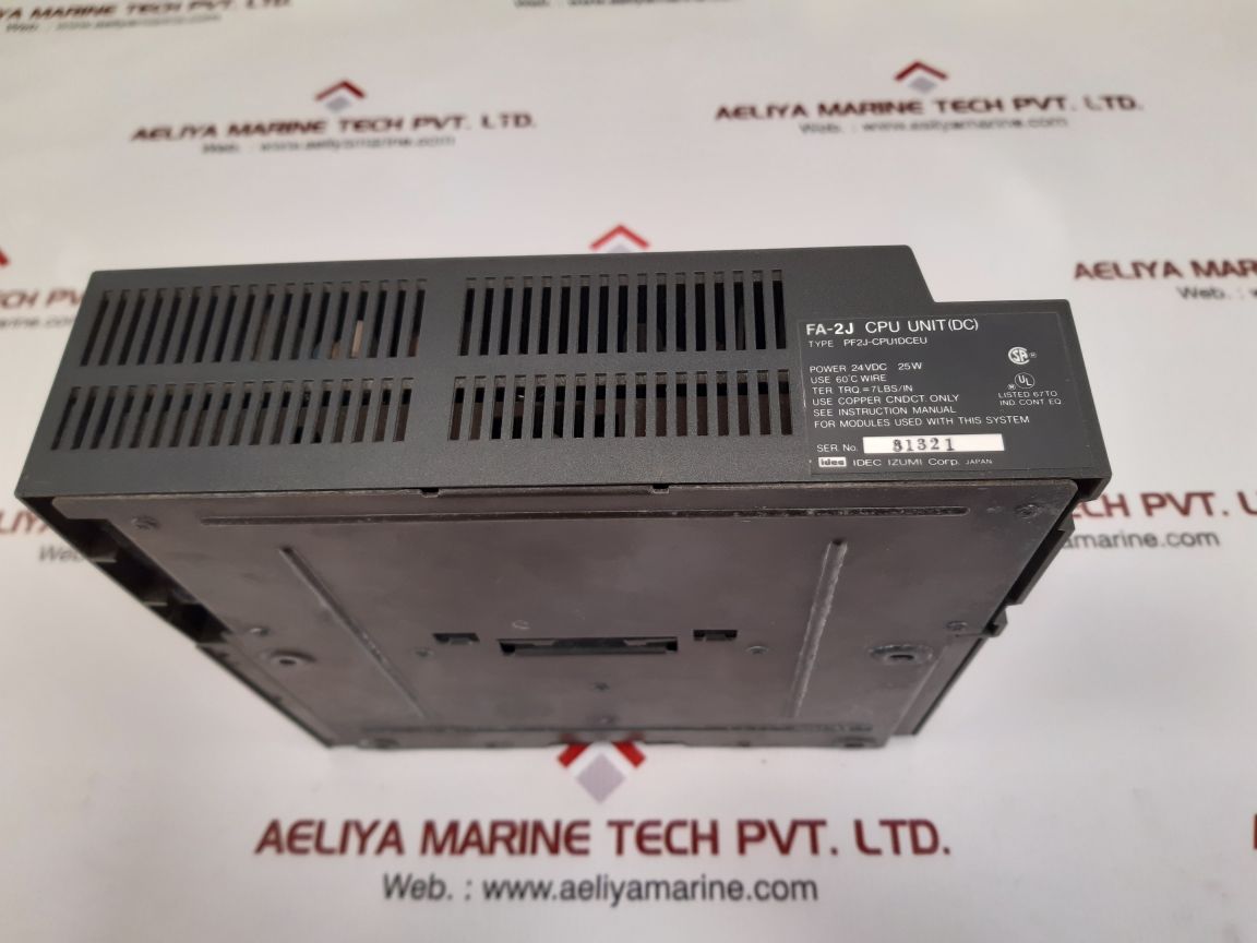 Idec fa-2junior programmable controller pf2j-cpu1dceu/ pfj-n162u