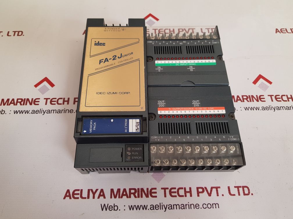 Idec fa-2 junior programmable controller pf2j-cpu1dceu/pfj-n162u