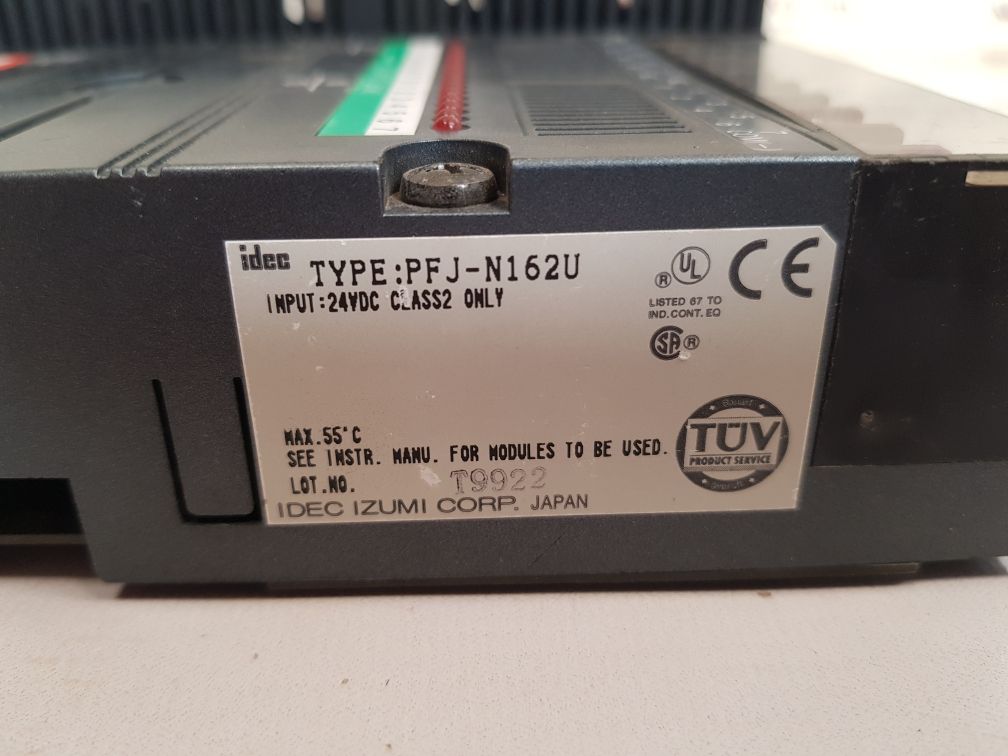 Idec fa-2 junior programmable controller pf2j-cpu1dceu/pfj-n162u