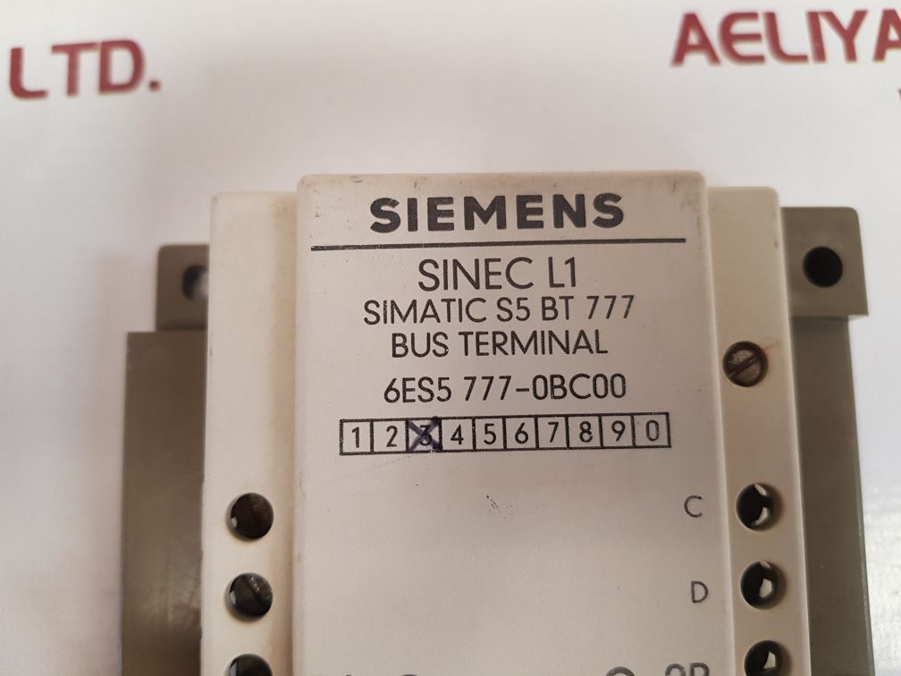 Siemens simatic s5 bt 777 bus terminal 6es5 777-0bc00