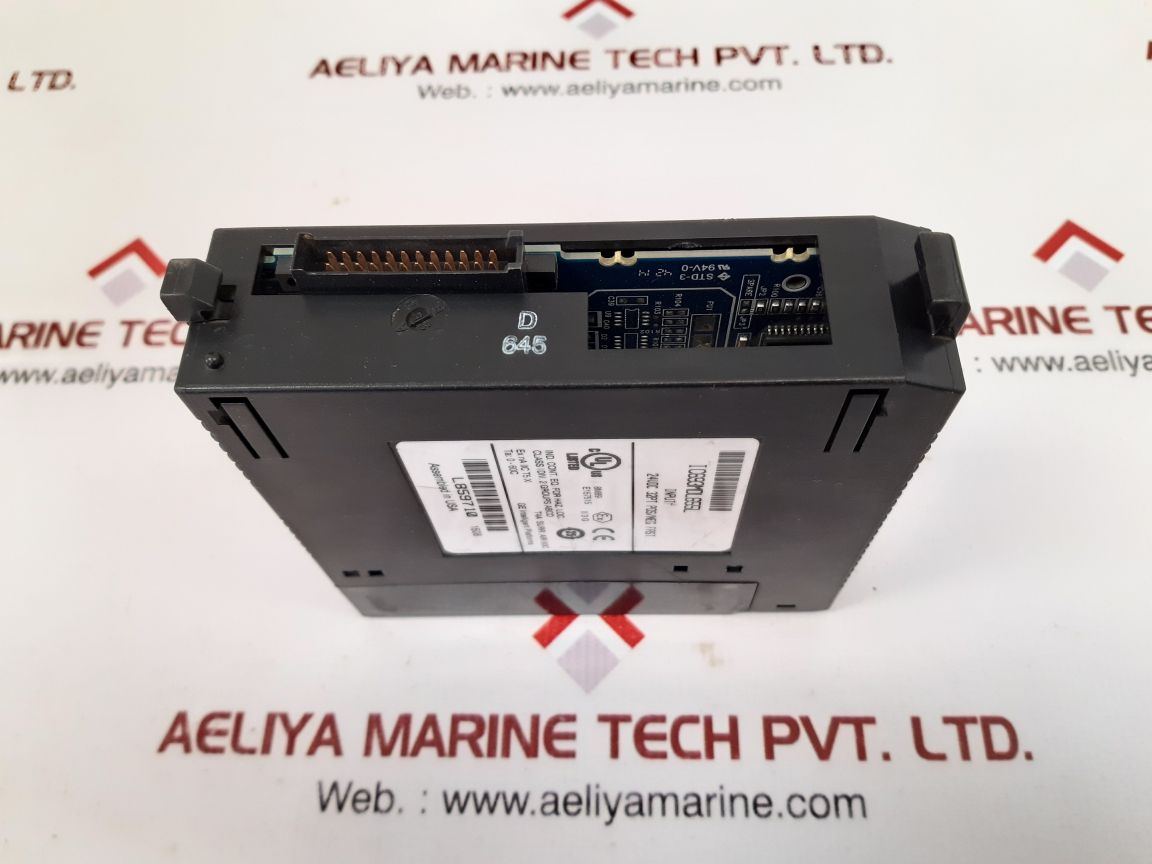 Ge intelligent ic693mdl655l input module 24vdc 32pt pos/neg fast