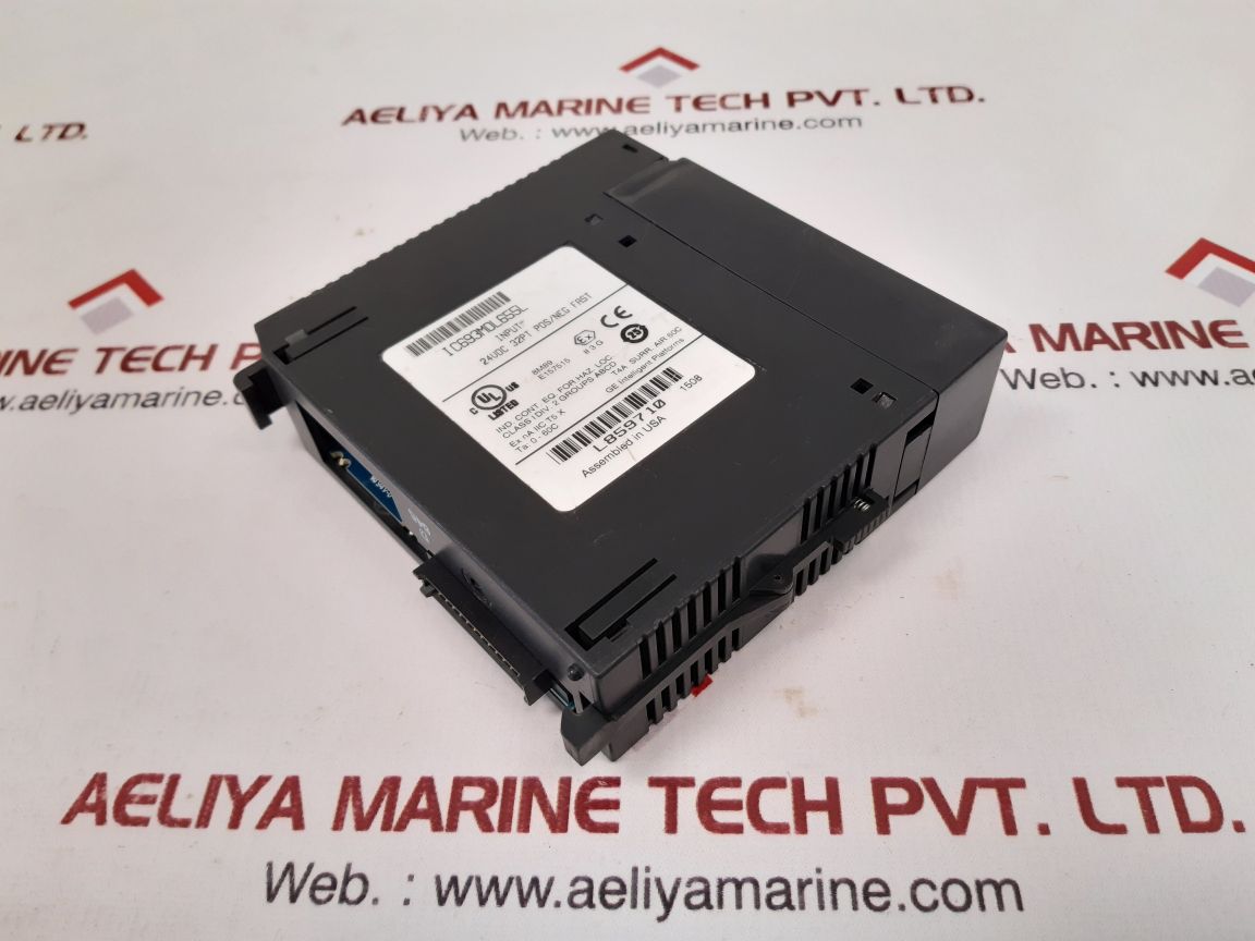 Ge intelligent ic693mdl655l input module 24vdc 32pt pos/neg fast