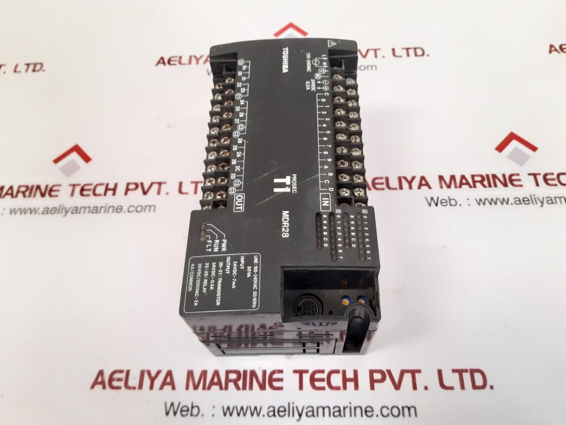 Toshiba tdr128*6s plc programmable controller unit mdr28