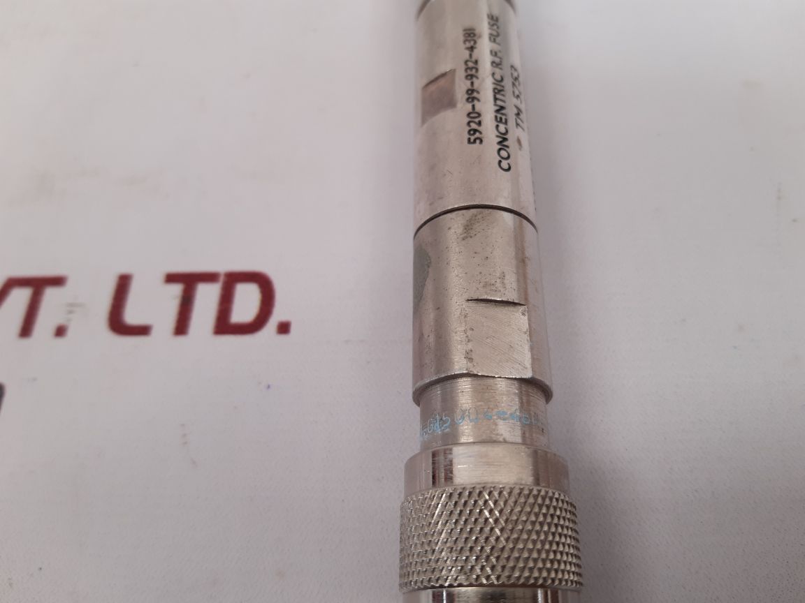 Marconi tm 5753 concentric r.f. fuse