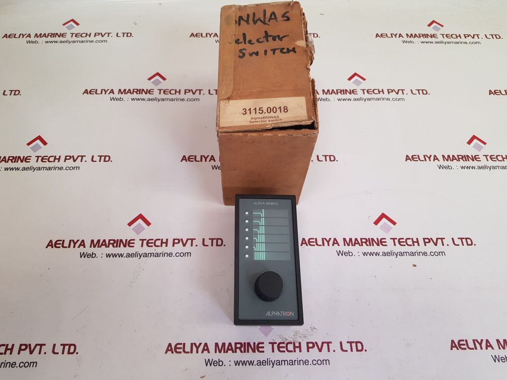 Alphatron alpha bnwas 3115-0018 selector switch