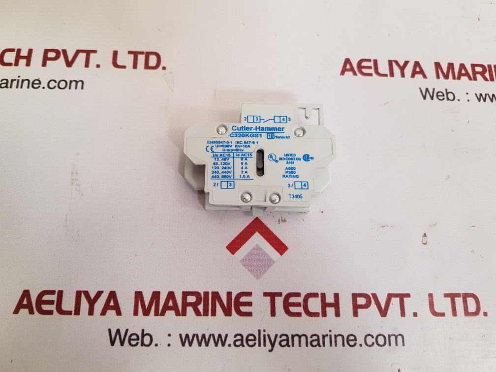 Eaton cutler-hammer c320kgs1 auxiliary contact