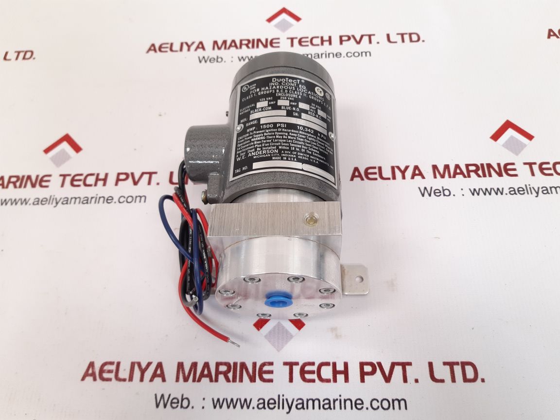 W.e. anderson h3a-3sl differential pressure switch