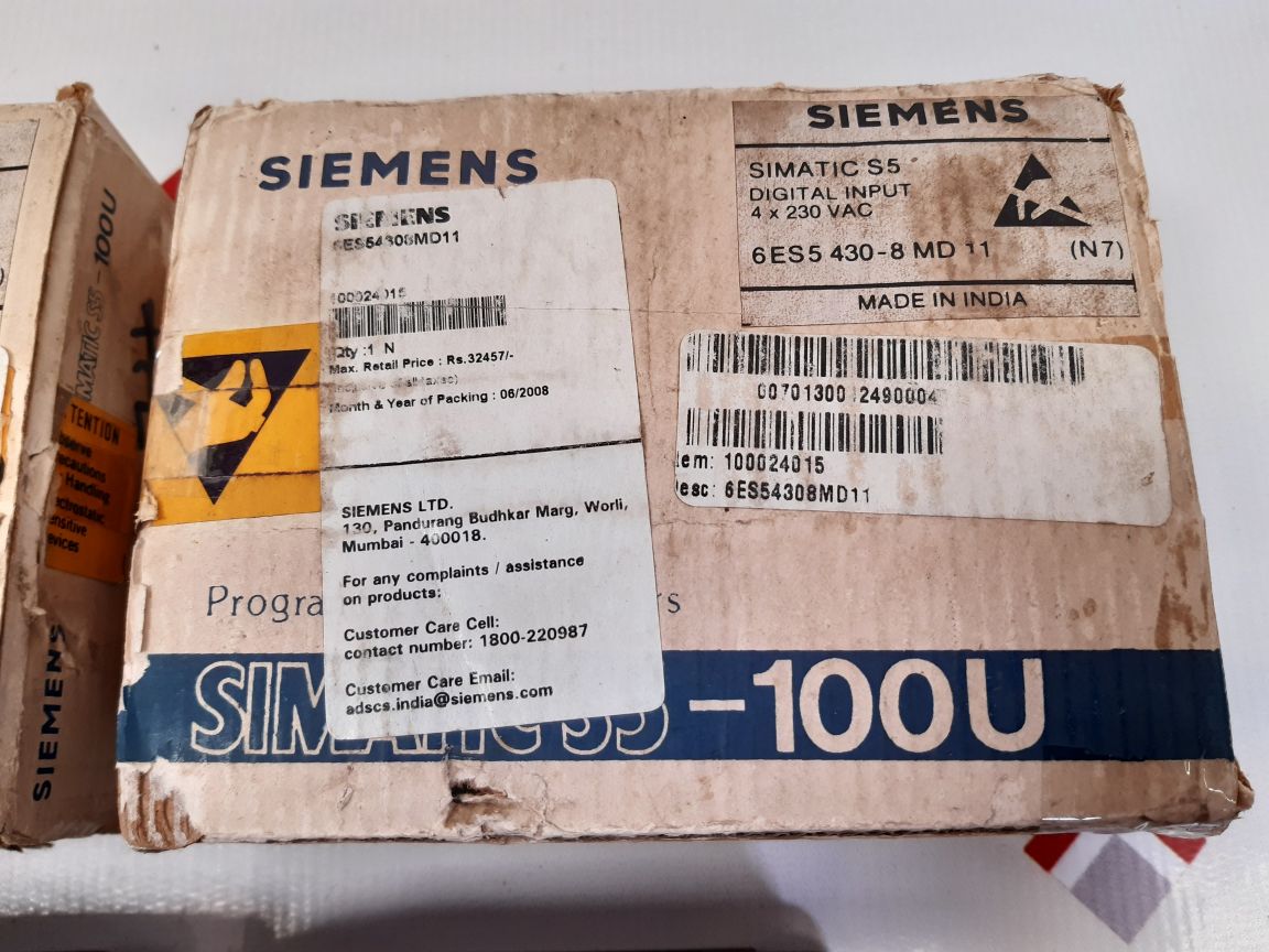 Siemens 6es5 430-8md11 digital input module 6es54308md11