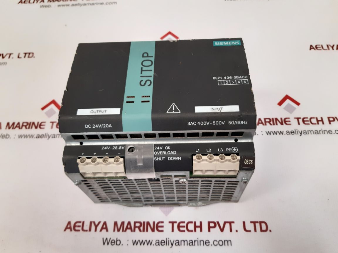 Siemens 6ep1436-3ba00 sitop modular power supply Used
